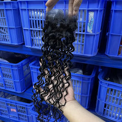 4x4 HD/ Transparent Closure Water Wave