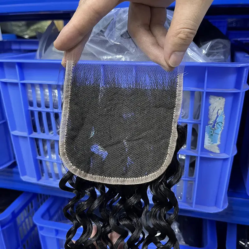 4x4 HD/ Transparent Closure Water Wave