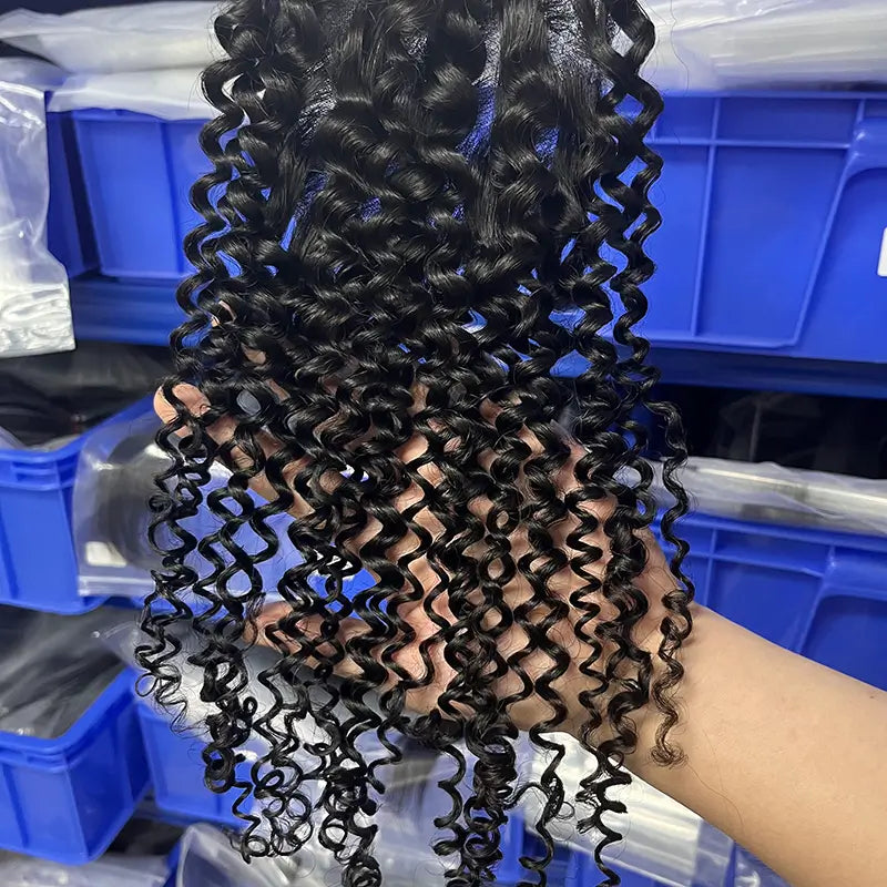 5x5 HD/ Transparent Closure Curly