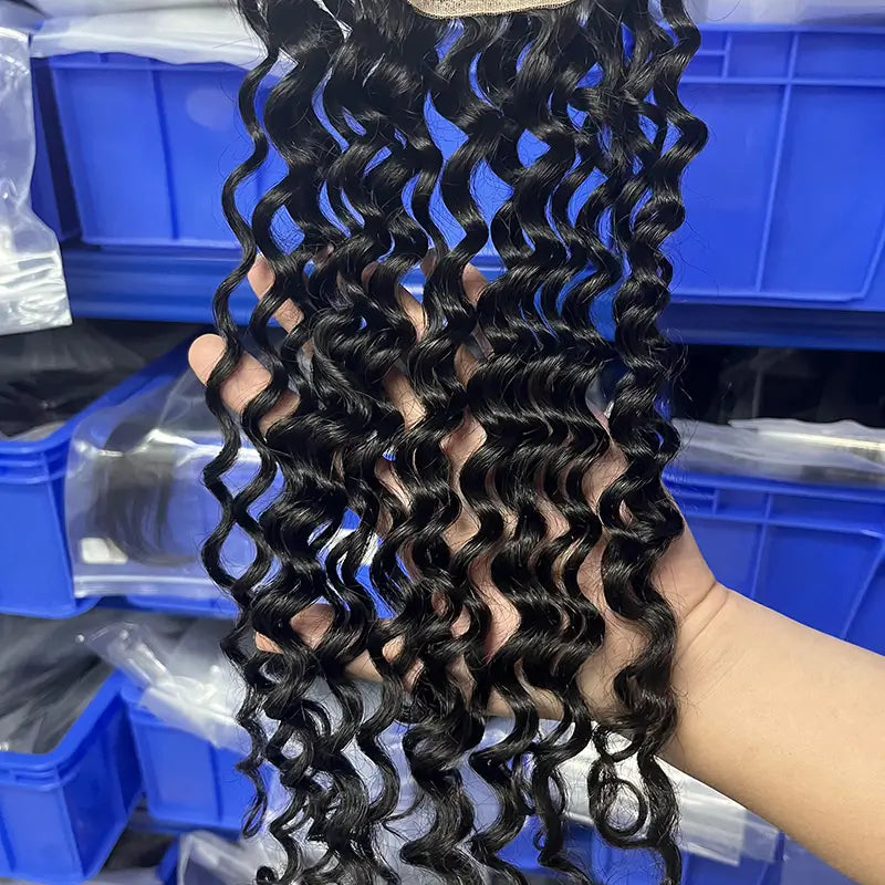 5x5 HD/ Transparent Closure Deep Wave