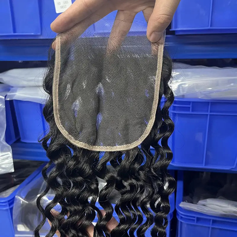 5x5 HD/ Transparent Closure Deep Wave