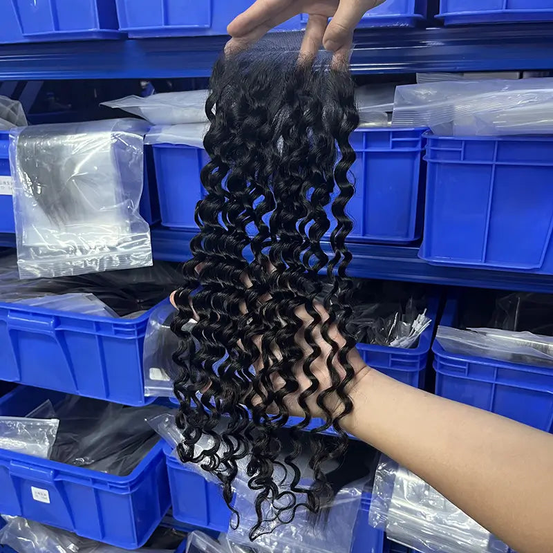 5x5 HD/ Transparent Closure Deep Wave
