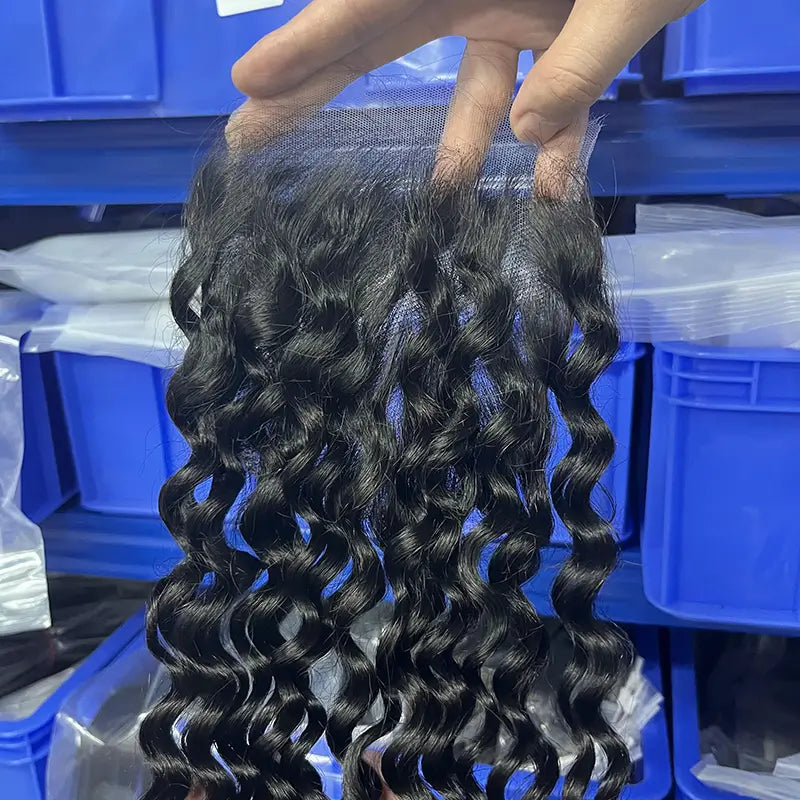 5x5 HD/ Transparent Closure Deep Wave