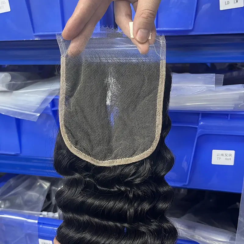 5x5 HD/ Transparent Closure Loose Deep