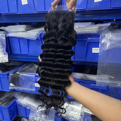 5x5 HD/ Transparent Closure Loose Deep