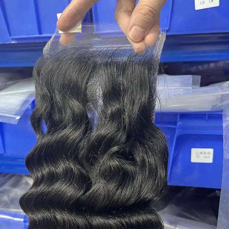 5x5 HD/ Transparent Closure Loose Deep