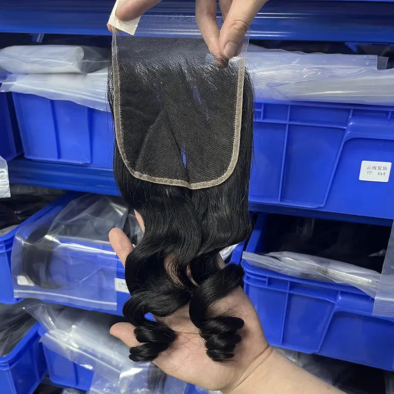 5x5 HD/ Transparent Closure Loose Wave