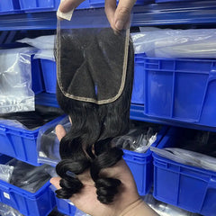 5x5 HD/ Transparent Closure Loose Wave