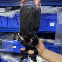 5x5 HD/ Transparent Closure Loose Wave