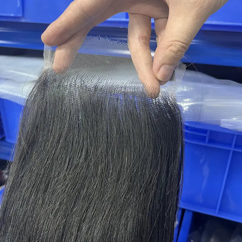 5x5 HD/ Transparent Closure Straight