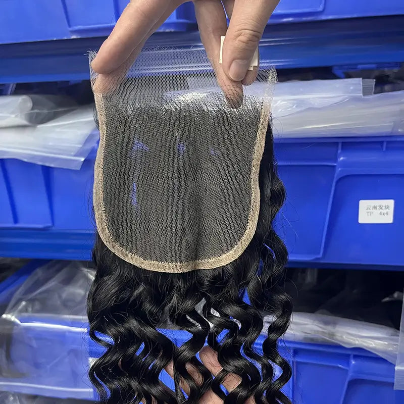 5x5 HD/ Transparent Closure Water Wave