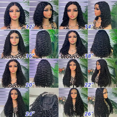 5x5 Double Drawn Raw Hair Wig Bohemian Curl
