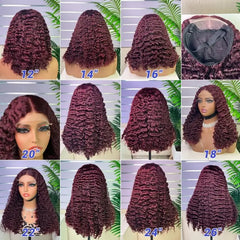 5x5 Double Drawn Raw Hair Wig Bohemian Curl
