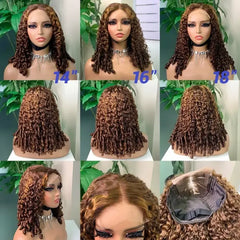 5x5 Double Drawn Raw Hair Wig Bohemian Spiral Curl