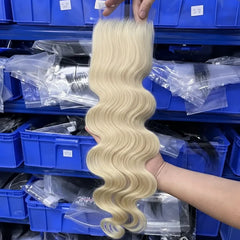 #613 Blonde Hair 5x5 HD/ Transparent Closure Body Wave