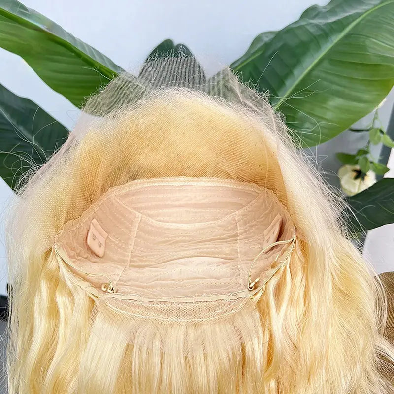 #613 Blonde Custom HD/Transparent Frontal Raw Hair Wig Body Wave