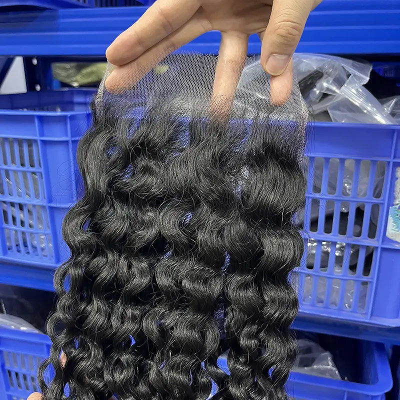 6x6 HD/ Transparent Closure Deep Wave