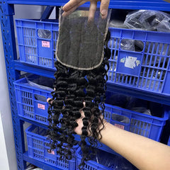 6x6 HD/ Transparent Closure Deep Wave