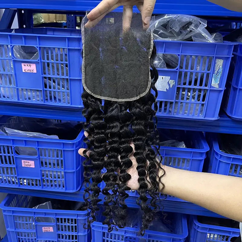 6x6 HD/ Transparent Closure Deep Wave