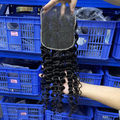 6x6 HD/ Transparent Closure Deep Wave