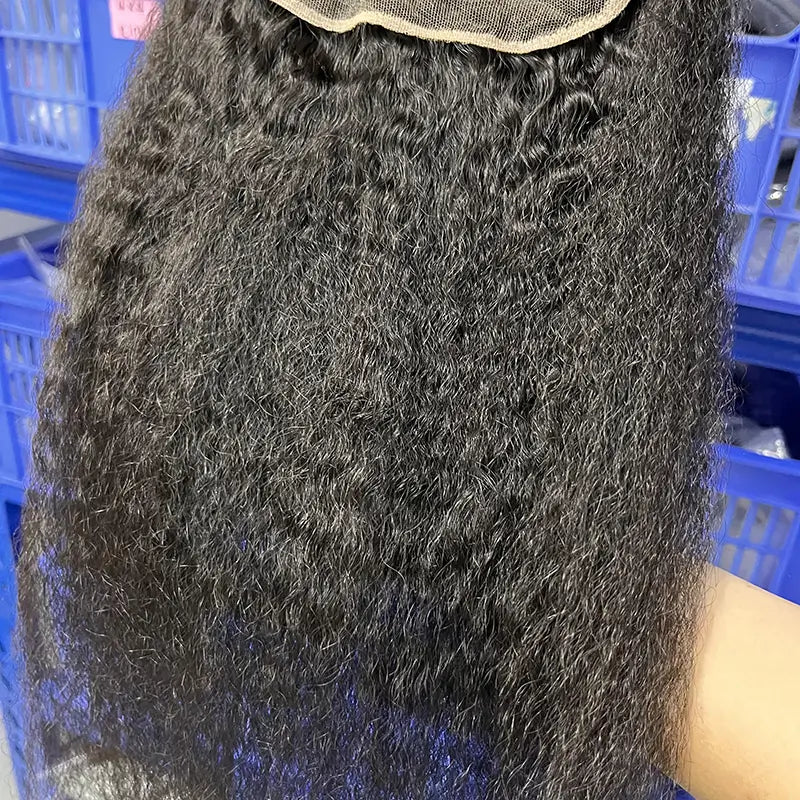 6x6 HD/ Transparent Closure Kinky Straight