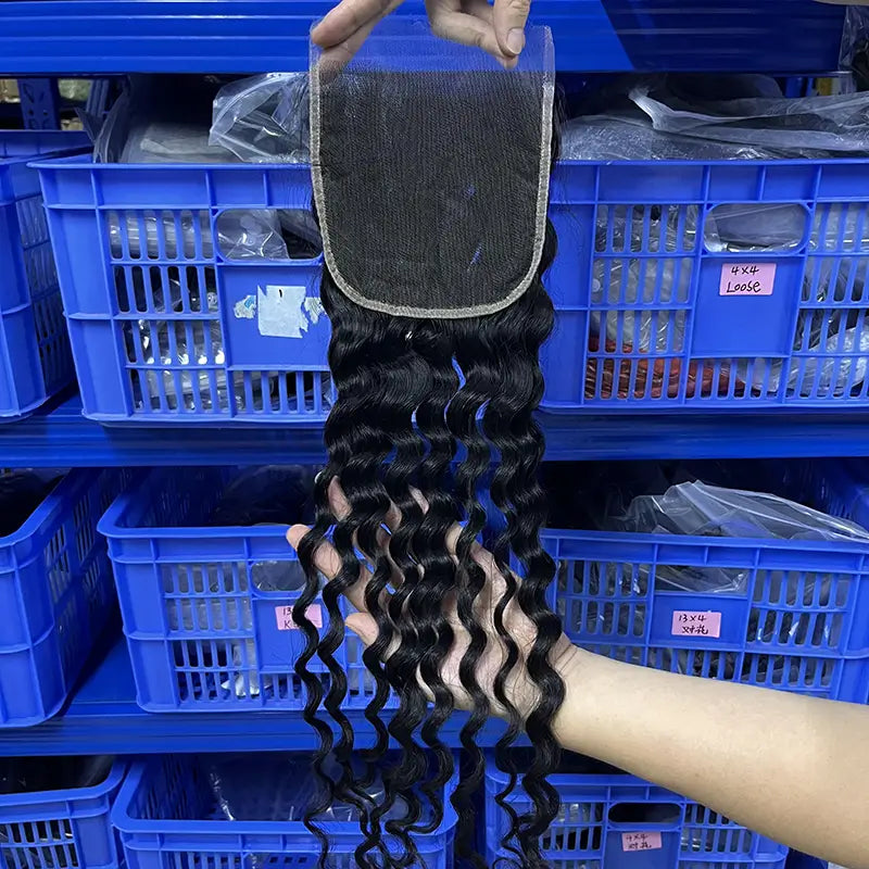 6x6 HD/ Transparent Closure Loose Deep