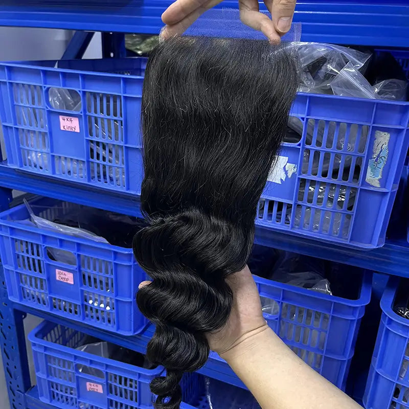 6x6 HD/ Transparent Closure Loose Wave
