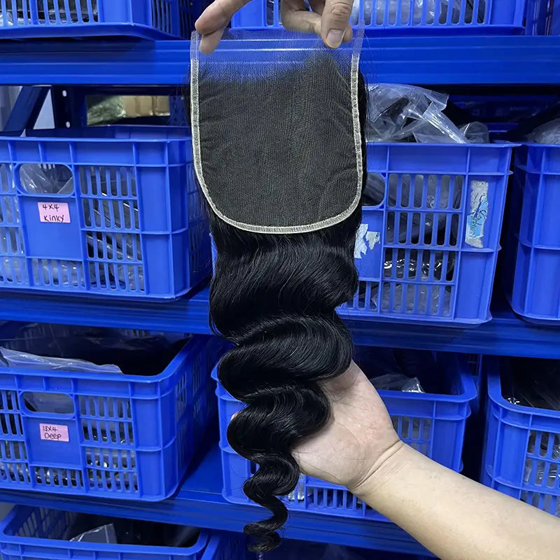 6x6 HD/ Transparent Closure Loose Wave