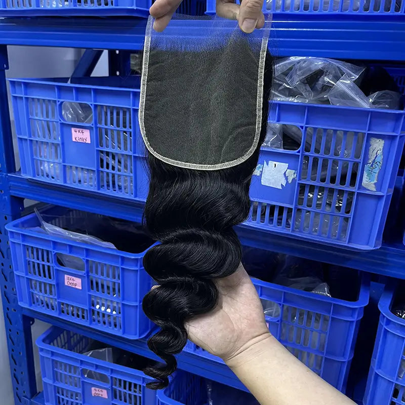 6x6 HD/ Transparent Closure Loose Wave