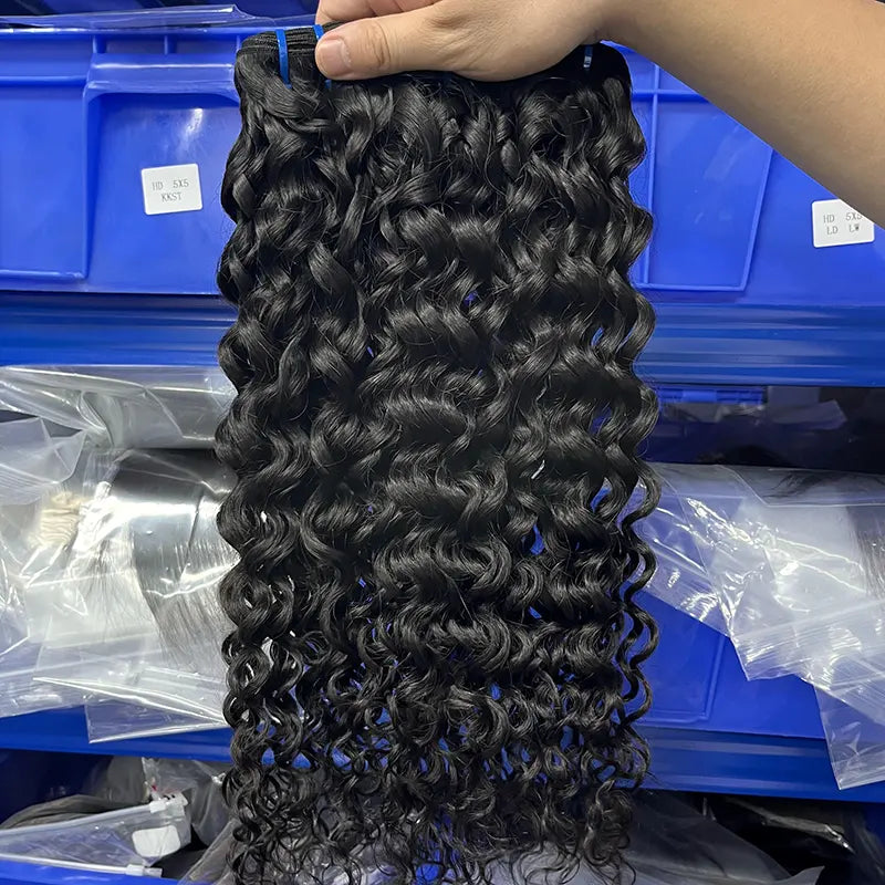 9A Raw Burmese Virgin Hair Weaving Water Wave