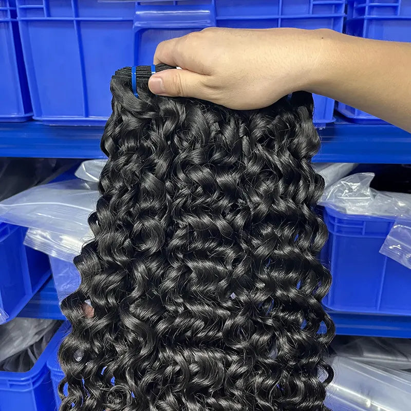 9A Raw Burmese Virgin Hair Weaving Burmese Curly