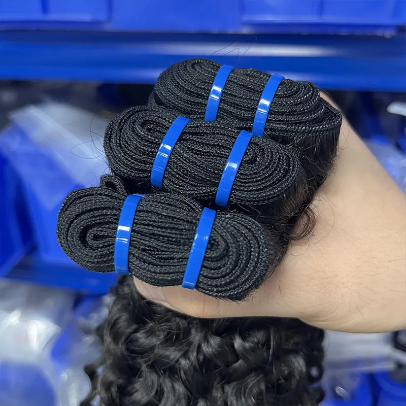 9A Raw Burmese Virgin Hair Weaving Jerry Curly