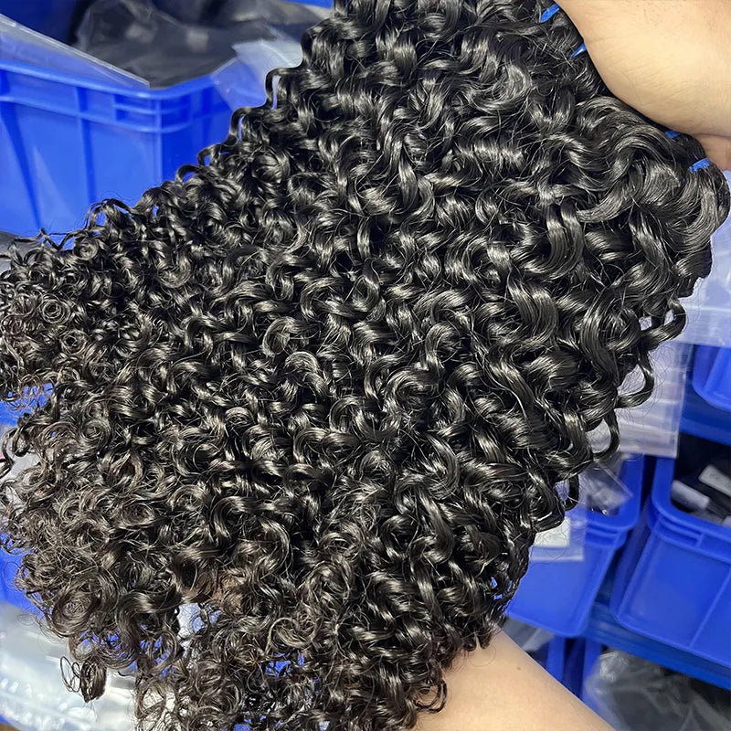 9A Raw Burmese Virgin Hair Weaving Jerry Curly