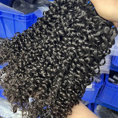 9A Raw Burmese Virgin Hair Weaving Jerry Curly