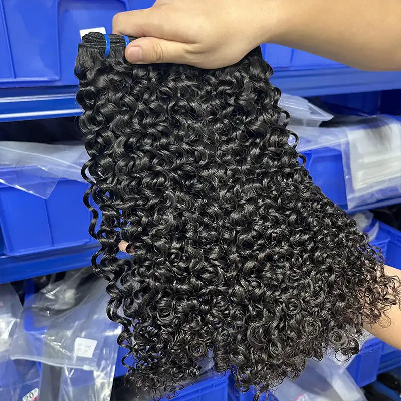 9A Raw Burmese Virgin Hair Weaving Jerry Curly