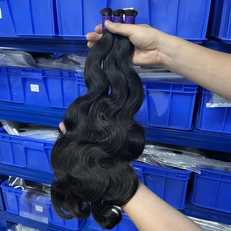 Body Wave Bulk Virgin Human Hair For Braiding