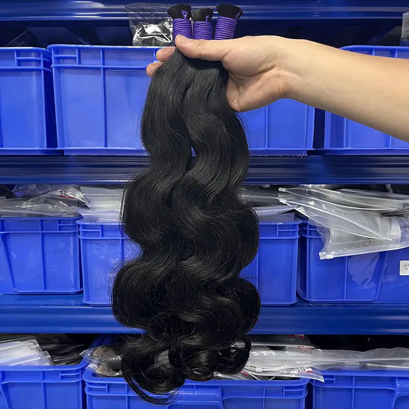 Body Wave Bulk Virgin Human Hair For Braiding