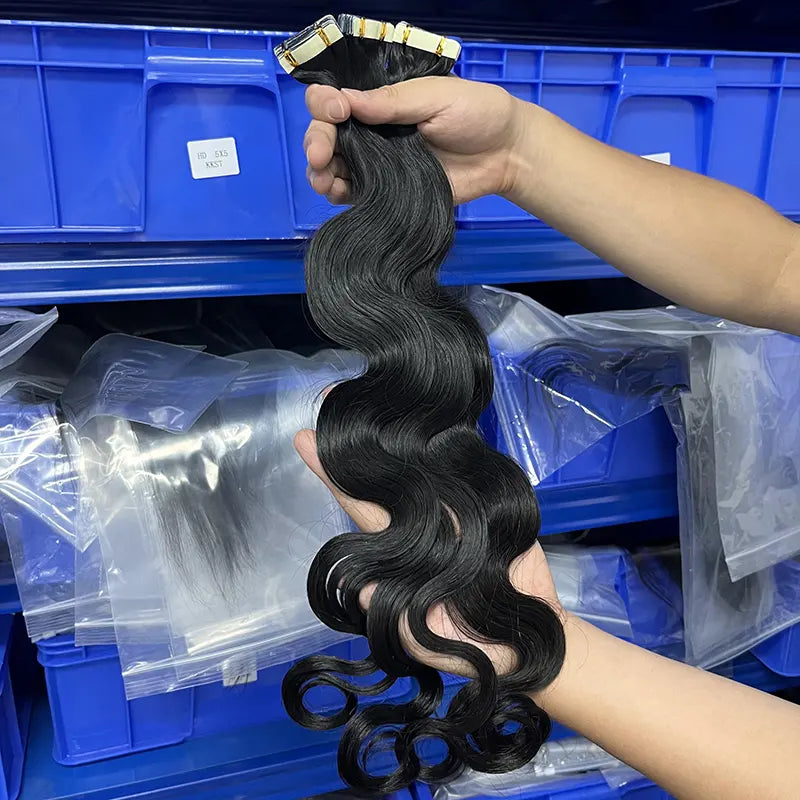 Body Wave Tape-In Virgin Human Hair Extensions