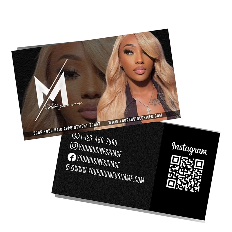 Custom Business Cards For Hair Salons & Hair Stores