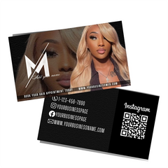 Custom Business Cards For Hair Salons & Hair Stores