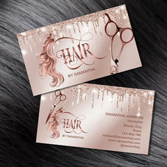 Custom Business Cards For Hair Salons & Hair Stores