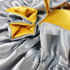 Custom Logo Double Layer Elastic Satin Bonnets For Sleeping
