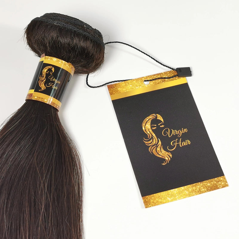 Custom Logo Hanging Tags For Hair Extensions & Wigs