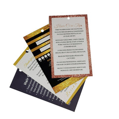 Custom Logo Hanging Tags For Hair Extensions & Wigs