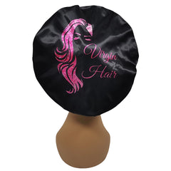 Custom Logo Single Layer Elastic Satin Bonnets For Sleeping