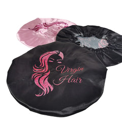 Custom Logo Single Layer Elastic Satin Bonnets For Sleeping