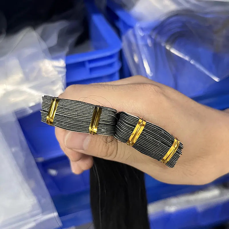 Kinky Straight Tape-In Virgin Human Hair Extensions