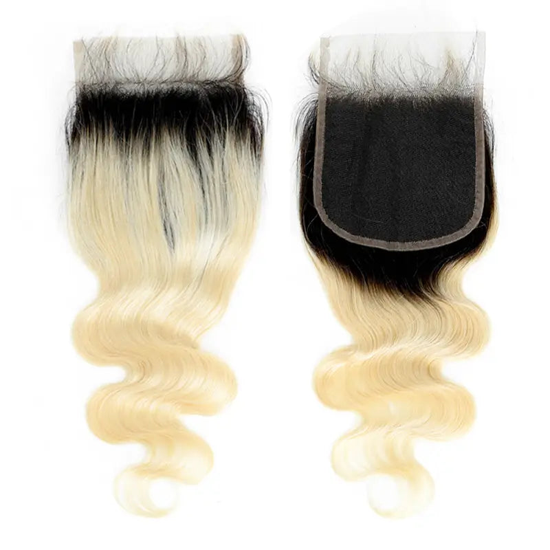 Ombre 1B/613 4x4 Transparent Closure