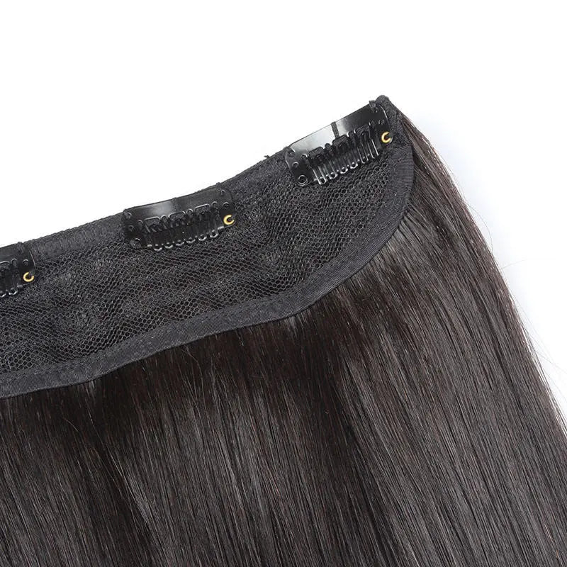 One Piece 3/4 Full Head Clip-in Virgin Human Hair Extensions
