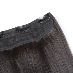 One Piece 3/4 Full Head Clip-in Virgin Human Hair Extensions